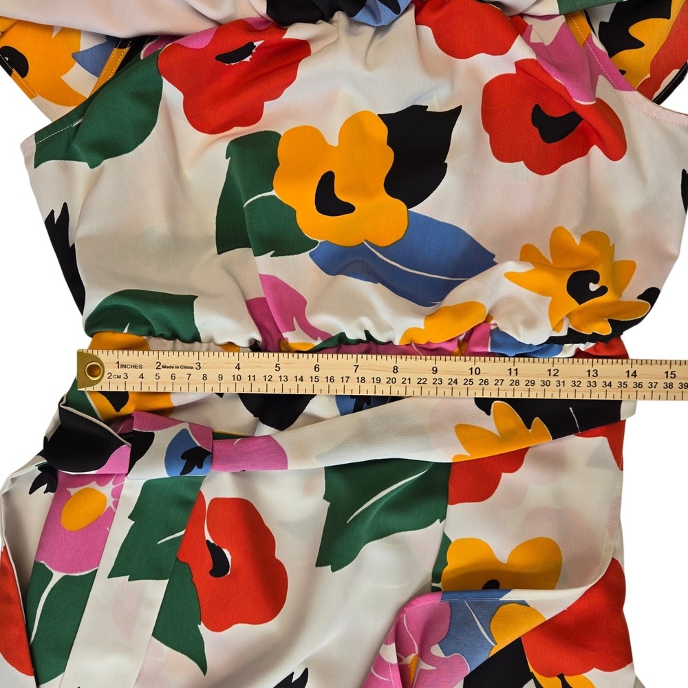 Show Me Your Mumu NWT Rosie Dress in Becky Blooms Floral Ruffle Midi Size Large - Picture 10 of 11